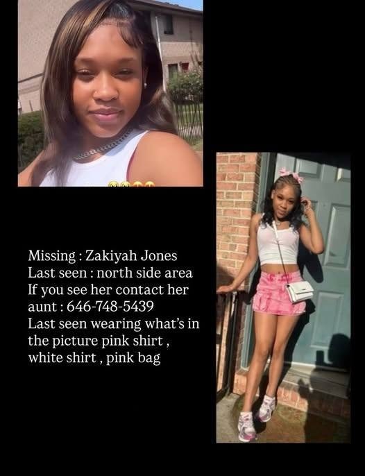 Missing Zakiyah Jones